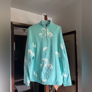 ASOS Mushroom Half Zip Sweater